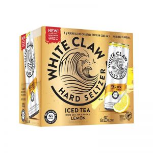 WHITE CLAW ICED TEA LEMON 6PK